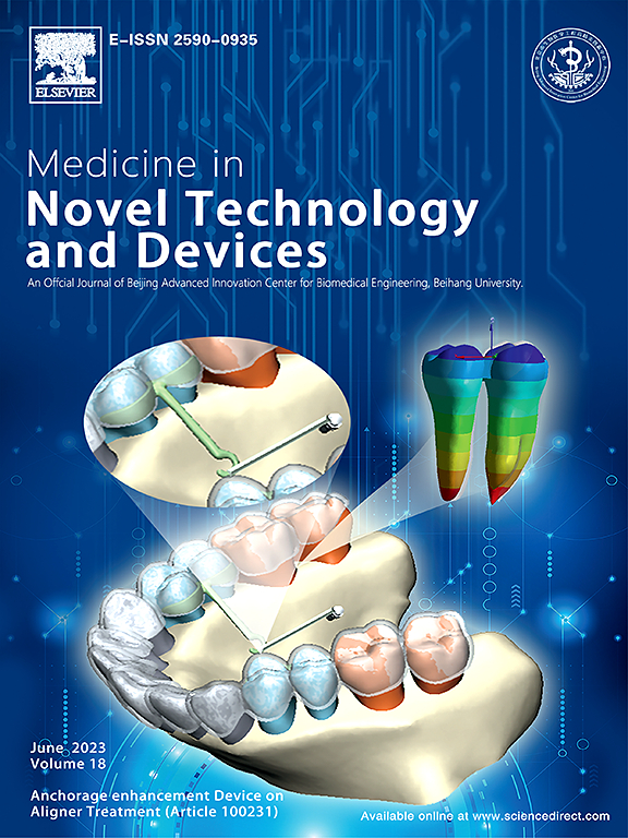 Go to journal home page - Medicine in Novel Technology and Devices